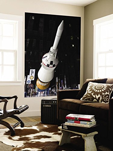 Saturn V Rocket Engine Detail, U.S. Space & Rocket Center, Huntsville, Alabama, USA Wall Mural by Walter Bibikow 48 x 72in