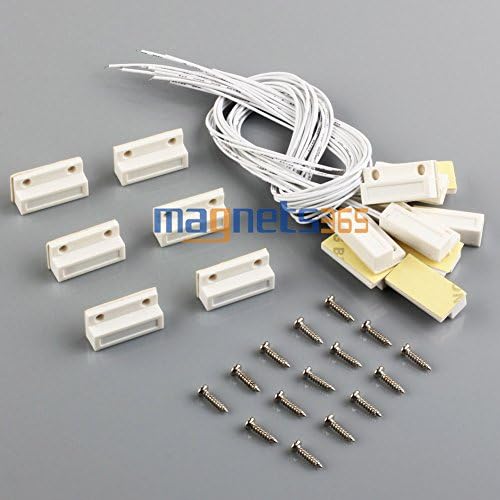 10pcs MC-38 Wired Door Window Sensor Magnetic Switch Home Alarm System Detector
