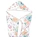 Muslin Hooded Bath Towel for Baby or Toddler with Terry Cloth Interior 33 inches 
