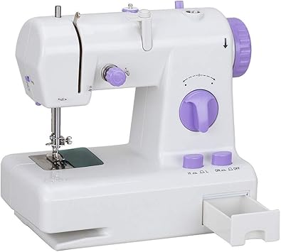 Amazon Co Jp Qiaoy ミニ多機能電動ミシン2線式2段卓上ミシン小型家庭用ミシン Hilifeランダムカラーシンプルミシン ツールホームトラベル小さな刺繍手動操作ポータブルミニミシン Color Euプラグ スポーツ アウトドア