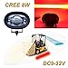 Fuguang LED Straight Linear Forklift Area Safety Light 8W Cree Red Work Light Zone Risk Danger Area Warning Light Warehouse Fork Forklift Truck Security Lndicator (Red)