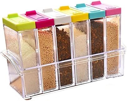 Set of 6 Spice Shaker Seasoning Bottle