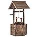 Wishing Well Bucket Garden Wooden Planter Outdoor Patio Flower Wedding Party Decoration Garden Lawn Home Decor