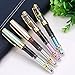 Wing Sung 3008 Thin Piston Fountain Pen Set 0.5mm Fine Nib, Gold Trim, 4 Pieces in 4 Colors
