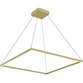 Kuzco Lighting PD88136-BG Piazza - 78W LED Pendant-1.38 Inches Tall and 35.38 Inches Wide, Finish Color: Brushed Gold