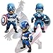 Action Figures, Anime Figures, Mini Action Figures for Boys, 6 Pack Hero Series Set Figures with Bases, PVC Figure Doll with 6 Popular Classic Characters Figures Ages 3 and up
