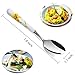 Dinner Spoons Set, Elegant Life 6-Piece Handle Ceramic Stainless Steel Cutlery Spoons Set, Great Soup Spoons, Use for Home, Kitchen, or Restaurant, 8.3 Inches