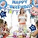 66Pcs Boss Baby Party Supplies Set,Happy Birthday Banner,Boss Baby Balloons,Tablecloth,Plate,Napkins,Blowouts,Pennant,Baby Boss Birthday Party Decoration and Children Carnival Party Supplies Decoration Baby Shower Party DIY