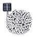 Solar String Lights 72ft 200 LED Ucharge Solar Christmas Lights White Waterproof Outdoor String Lights for Gardens, Homes, Wedding, Party, Christmas tree, Curtains, Outdoors, Christmas Decoration