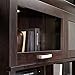 Sauder Office Port Hutch, Dark Alder finish