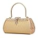 Diamond Chain Retro Glitter Shoulder Wristlet Shimmer Hard Handbag Clutch Party Wedding Evening Formal Cocktail Clutch Purse 069