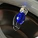 Senzeal 4X Aluminum Grenade Bomb Style Universal Car Truck Motocycle Wheel Tyre Valve Caps Bicycle Tire Air Valve Cover Blue