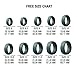 Silicone Wedding Ring For Men By AVEN - 4 Pack - Designed for Safety, Comfort, Athletic Lifestyle - Black, Gray, Navy Blue, Forest Green(9)
