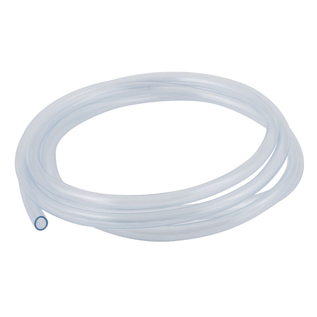 Photo 1 of uxcell 8mm x 6mm Clear Fleaxible PVC Tube Pneumatic Polyurethane Hose 2M Length