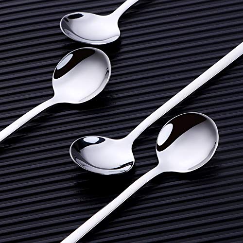 Poylim Stainless Steel 18/10 Demitass Espresso Teaspoons, Set of 8