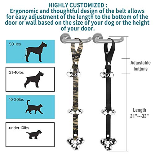 image for BLUETREE Dog Doorbells Premium Quality Training Potty Great Dog Bells 