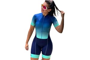 CYTSH Female cycling wear Female Team Triathlon Suit Women's Cycling Jersey Skinsuit Jumpsuit Set Gel
