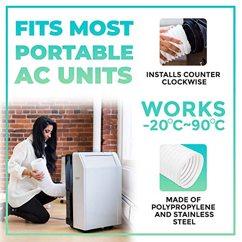 Portable Air Conditioner Exhaust Hose 5in Diameter, 79in Extended