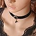 Bonnie Z. Leonardo Exquisite Sweet Lace Cat Ears Headband+Choker Pure Black