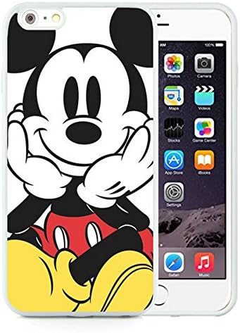 iPhone 6 Plus Case,Mickey Mouse 8 White Case for iPhone 6S Plus 5.5 Inches,TPU Cover