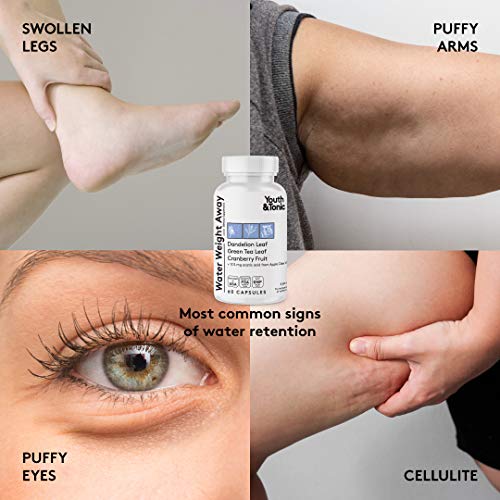 Water Weight Pills to Thin Waistline & Relief Belly Bloat Ankle & Leg