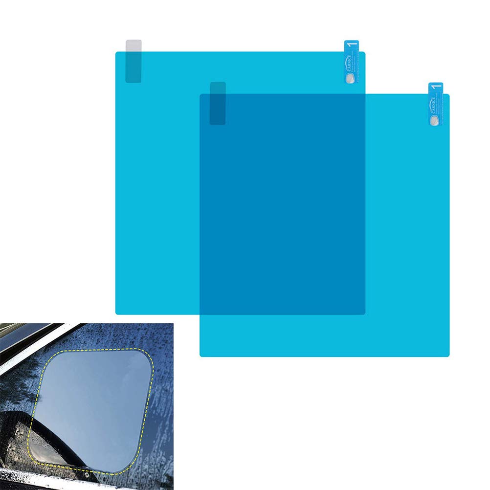Deolven Car Side Window Mirror Film,2 Pack Rainproof Blind Spot Mirror Rearview Sticker Protective Film Anti-scratch 360 Adjustable Round Car Accessories for Cars Trucks Van Motorcycles