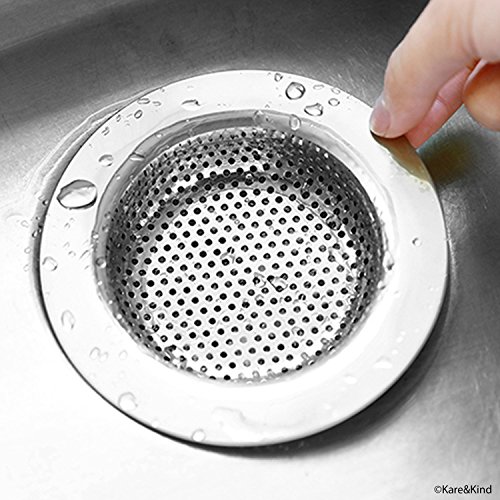 Sink Strainer 3Pack Essential Kitchen/Bathroom Accessory Stainless