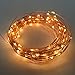 Warm white fairy string lights on copper wire, great for bedroom, homes, gardens, parties, wedding, decor - 100 LEDs - 10m - waterproof lights with plug - Love It Guaranteed!