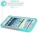 Galaxy S3 Case, Tekcoo(TM) [Tmajor Series] [Gray/Turquoise] Shock Absorbing Hybrid Rubber Plastic Impact Defender Rugged Slim Hard Case Cover Shell for Samsung Galaxy S3 S III I9300 GS3 All Carriers