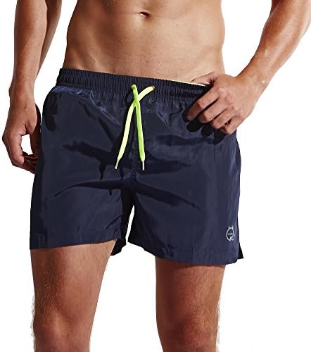 Men's Shorts Swim Trunks Quick Dry Beach Shorts with Pockets for Surfing Running Swimming Watershort
