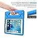 MoKo Case Fit iPad Pro 9.7 - Kids Friendly Shock Proof Convertible Handle Light Weight Super Protective Stand Cover Case with Apple Pencil Holder Fit Apple iPad Pro 9.7 Inch 2016 Release Tablet, Blue