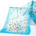 Lifetotem Cute Butterfly Print Scarf for Women Fashionable Scarves (Light Blue)