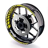 MC MOTOPARTS Rim Wheel Decal Stickers 17 inch Rim