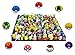 9 Pieces Plastic Super Anime Pokeball Figures Balls for Pokemon With 33 Pokemon Figures In a Set