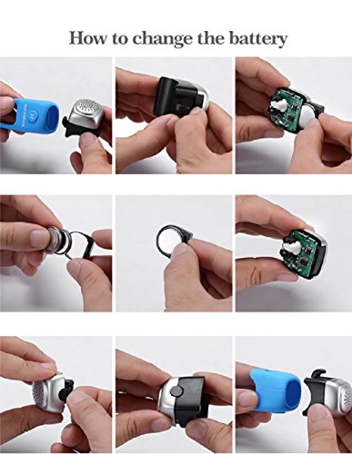 image for AmorModa Electric Cycling Bells 90 dB Horn Rainproof MTB Bicycle Handl