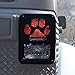 Black Dog Paw Stainless Steel Guard Light Cover Kit for Jeep Wrangler JK JKU Unlimited Rubicon Sahara X Off Road Sport Exterior Accessories Parts 2007 2008 2009 2010 2011 2012 2013 2014 2015 2016 2017