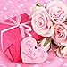 CHENGU 40 Pieces Wooden Heart Slices Unfinished Valentines Day Embellishments Hanging Crafts with Ropes Wooden Heart Ornament for Valentine's Day Wedding DIY Decorations(Natural Wood)