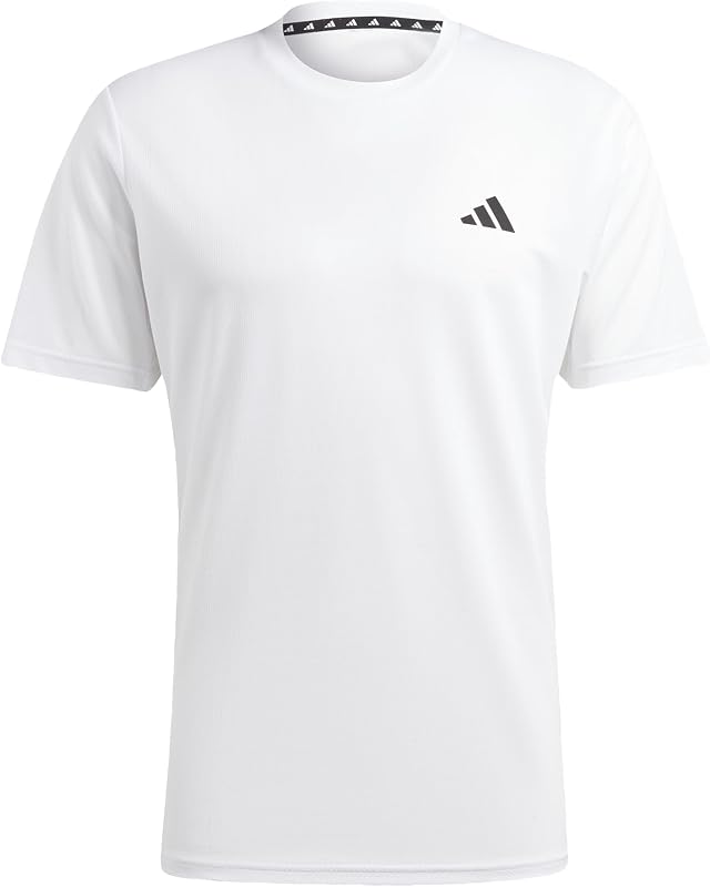 Herren Train Essentials Training Shirt, White/Black, M — Foto 5 von 8