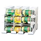 FIFO Can Tracker- Food Storage Canned Foods Organizer/Rotater/Dispenser: Kitchen, Cupboard, Cabinet, Pantry- Rotate Up To 54 Cans - Made in USA