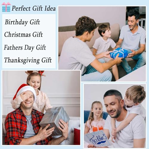 EYQV Dad Grandad Daddy Son Brother Husband Boyfriend Grandson Uncle Gifts, Engraved Bracelet Gifts for Men Boys, Best Gift for Birthday Christmas Fathers Day Valentines Day Stocking Fillers for Men
