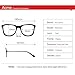 Pro Acme Classic 80's Retro Trendy Stylish Polarized Sunglasses for Men Women (Black)