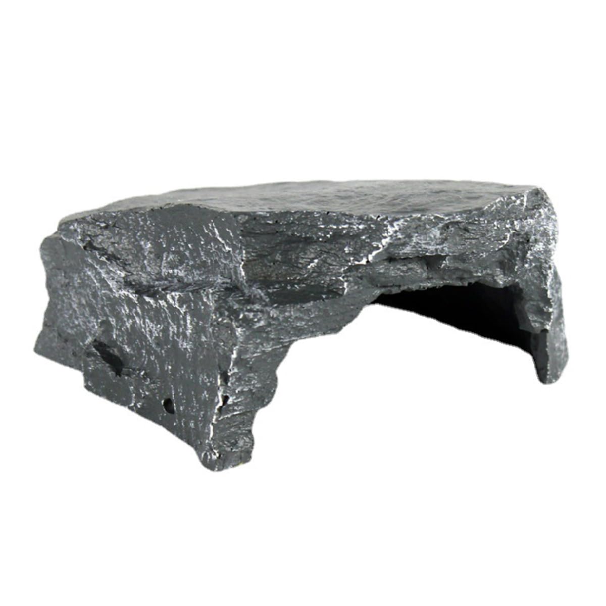 ZONADAH Turtle House Reptile Cave Resin Basking Platform Resin Landscaping Aquarium Fish Hideout Shelter for Reptile Turtle Frog Zoo Aquarium Decor Ornament
