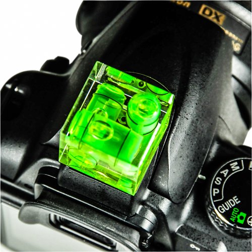 Foto&Tech Hot Shoe Spirit Bubble Level for Canon Nikon Panasonic Fujifilm Olympus Pentax Sigma DSLR/SLR/EVIL/FILM Camera (Three Axis)