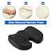 Seat Cushion,Cool-Shop Chair Seat Cushion Orthopedic Coccyx Cushion Seat Pillow for Back Pain Relief and Sciatica And Tailbone Pain-Ideal for Office Chair（Black）