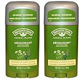 Nature's Gate Herbal Blend Chamomile and Lemon Verbena Deodorant (Pack of 2) With Cucumber Seed Extract and Lemon Myrtle Leaf Oil, 1.7 oz Each