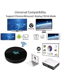 YEHUA   Llave de pantalla WiFi para TV, 1080P 5G dongle inalámbrico, HDMI Miracast Dongle de alta...