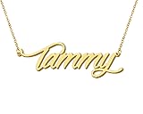 Aoloshow Tammy Name Necklace Stainless Steel 18k