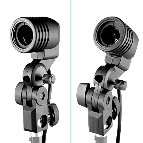 Neewer-200W-5500K-Continuous-Lighting-Umbrella-Kit-for-Photo-Video-Shootingincludes17ft200cm-Light-Stand1Single-Head-Light-Holder145W-Daylight-Bulb-13384cm-BlaclSilver-Umbrella