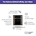 Infinity Jars Classic Black Glass Jar 30 ml (1 fl OZ) Ultraviolet Airtight Smell Proof, Refillable Screw Top Container for Long-Term Storage of Coffee, Spices, Tea, Dried Goods, Kitchen Jar