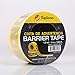 TopSoon Non-Adhesive Bright Yellow Caution Tape 3-Inch by 1000-Feet Do Not Enter Tape Roll, Highly Visible Barricade Tape Premium Weatherproof Safety Barrier Tape